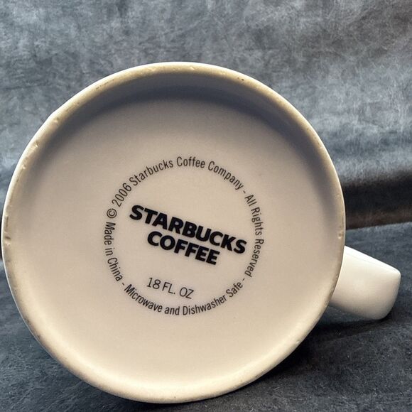 Starbucks 2007 Colorado Coffee Mug Centennial State Blue & White 18 oz - Picture 6 of 6